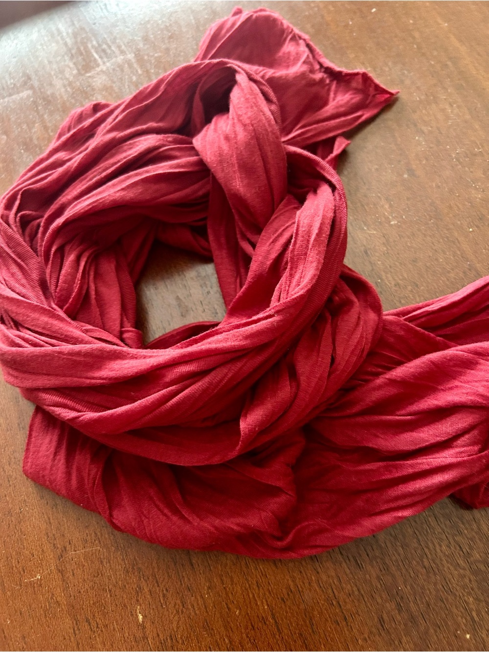 Red Women's Scarf -
